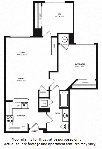 Floorplan at Windsor at Liberty House