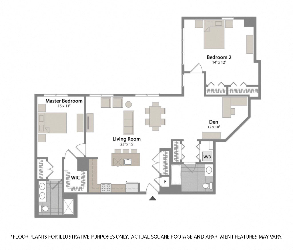 Floorplan at Warren at York by Windsor, 120 York St., Jersey City, NJ 7302