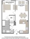 Floorplan Floorplan at Warren at York by Windsor, 120 York St., Jersey City, NJ 7302
