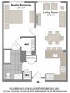 Floorplan Floorplan at Warren at York by Windsor, 120 York St., Jersey City, NJ 7302