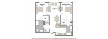 Floorplan at Warren at York by Windsor, 120 York St., Jersey City, NJ 7302