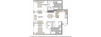 Floorplan at Warren at York by Windsor, 120 York St., Jersey City, NJ 7302