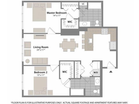 Floorplan at Warren at York by Windsor, 120 York St., Jersey City, NJ 7302