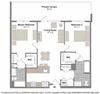 Floorplan Floorplan at Warren at York by Windsor, 120 York St., Jersey City, NJ 7302