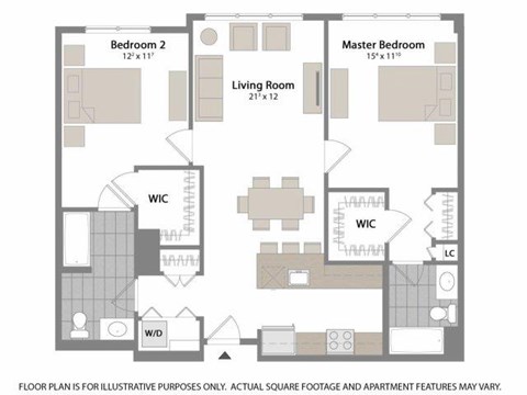Floorplan at Warren at York by Windsor, 120 York St., Jersey City, NJ 7302