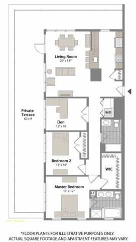 Floorplan at Warren at York by Windsor, 120 York St., Jersey City, NJ 7302