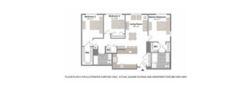 Floorplan at Warren at York by Windsor, 120 York St., Jersey City, NJ 7302
