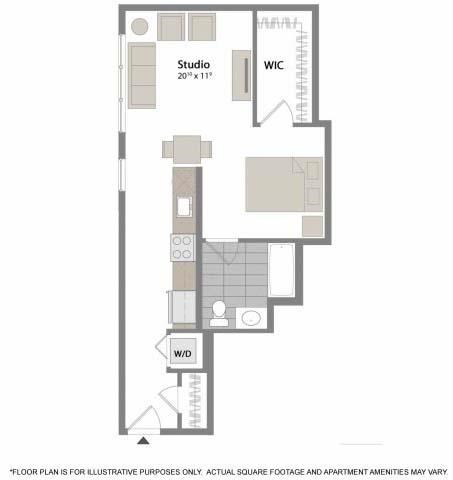Floorplan at Warren at York by Windsor, 120 York St., Jersey City, NJ 7302