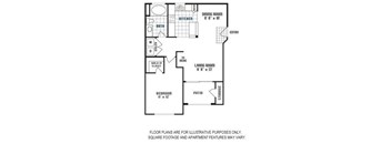 Floorplan at The Estates at Park Place, 3400 Stevenson Boulevard, Fremont, CA, 94538
