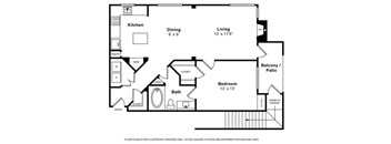 Floorplan at The Estates at Park Place, 3400 Stevenson Boulevard, Fremont, CA, 94538