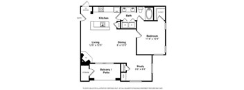 Floorplan at The Estates at Park Place, 3400 Stevenson Boulevard, Fremont, CA, 94538