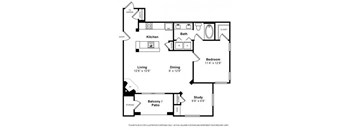 Floorplan at The Estates at Park Place, 3400 Stevenson Boulevard, Fremont, CA, 94538