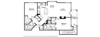 Floorplan at The Estates at Park Place, 3400 Stevenson Boulevard, Fremont, CA, 94538