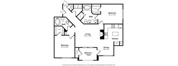 Floorplan at The Estates at Park Place, 3400 Stevenson Boulevard, Fremont, CA, 94538