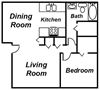1 Bedroom 1 Bath