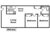 2 Bed 1 Bath