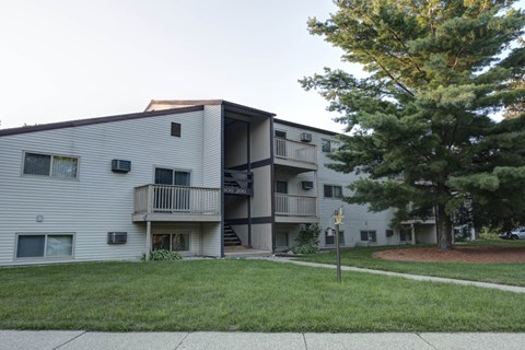 the building where the apartment is located