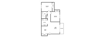 2 Bedroom 1 Bath