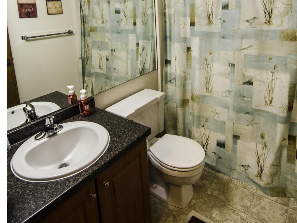 Bathroom Eastwind Apartments in East Lansing Michigan