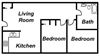 2 Bedroom