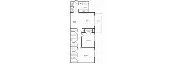 2 Bedroom 1.5 Bath