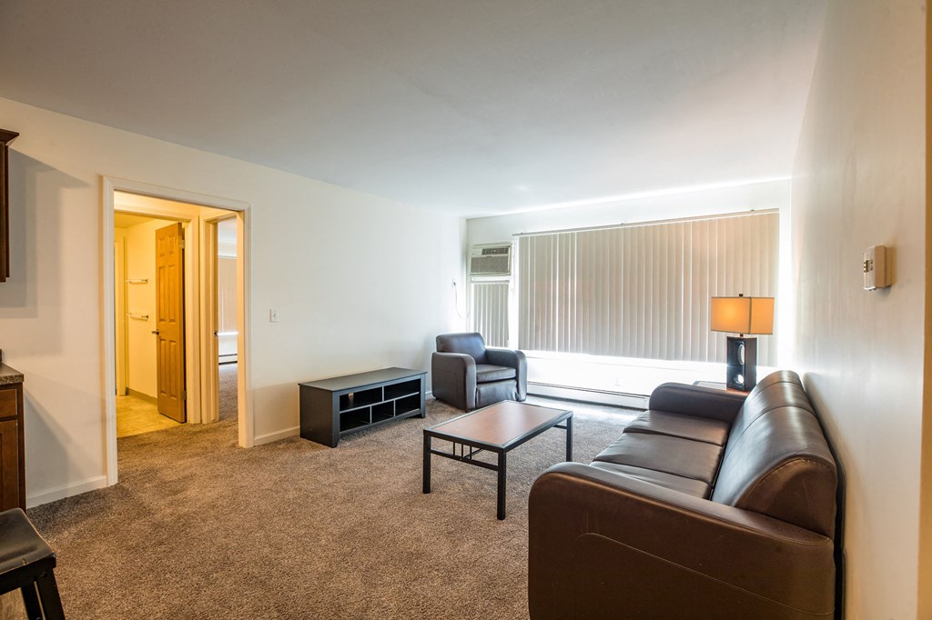 Spacious Living room in East Lansing Apartments near Michigan State University | Americana Apartments