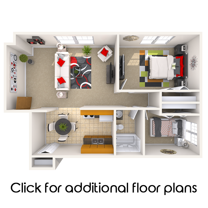 2 Bedroom Apartment near Michigan State University | Auburn Place Apartments