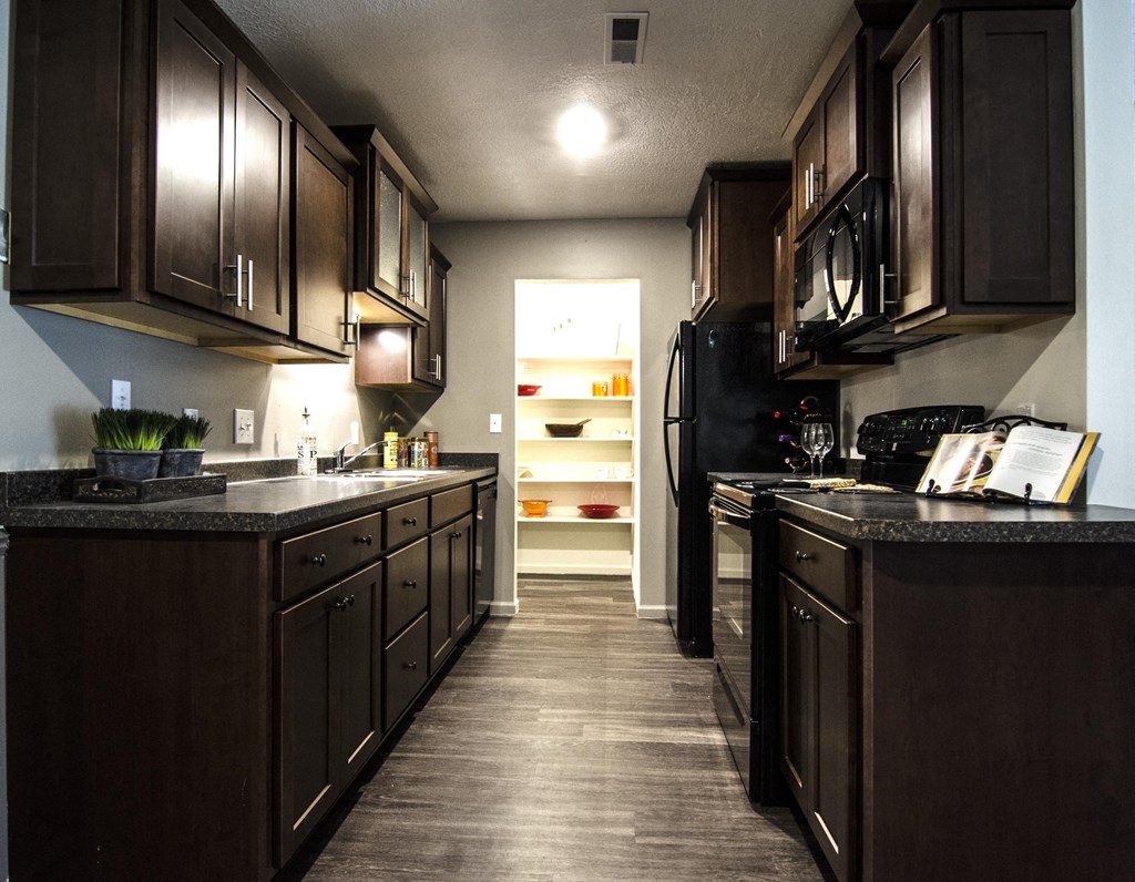 Spacious Kitchen in East Lansing Apartments near Michigan State University | Burnt Tree