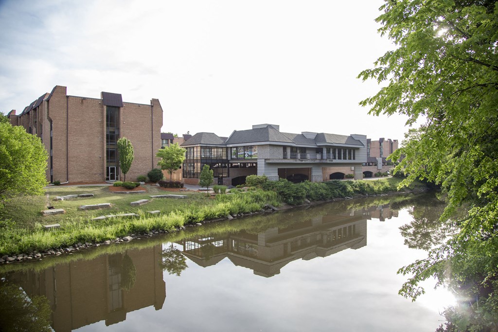 Exterior at Cedar Village Apartments near Michigan State University in East Lansing, MI
