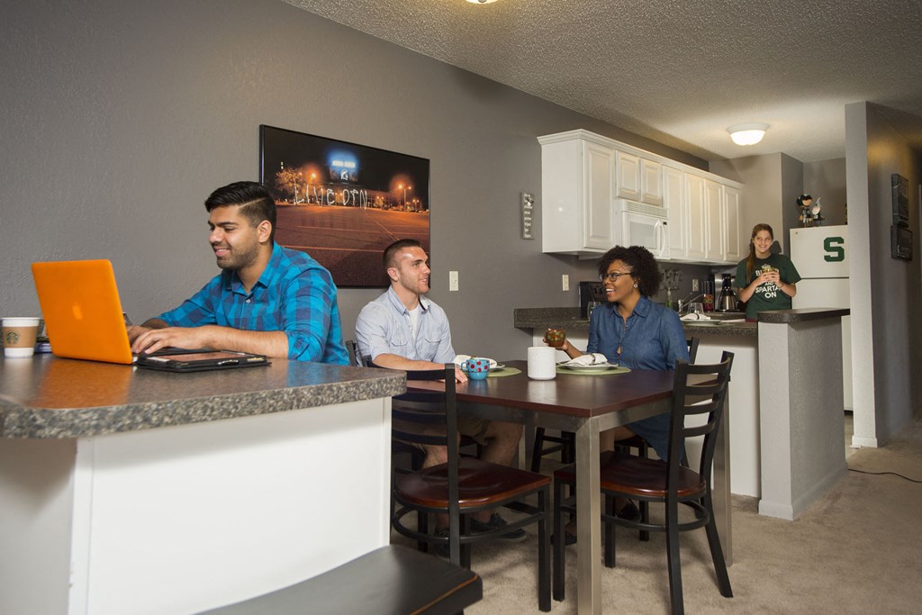 Spacious Kitchen in East Lansing Apartments near Michigan State University | Cedar Village Apartments