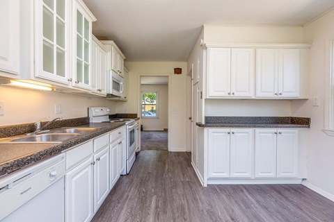 Spacious Kitchen in East Lansing Apartments near Michigan State University | DTN Houses