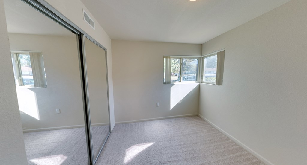 Spacious bedrooms in East Lansing Apartments near Michigan State University | Old Canton