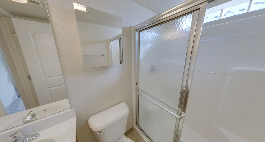 Spacious Bathroom in East Lansing Apartments near Michigan State University | Old Canton