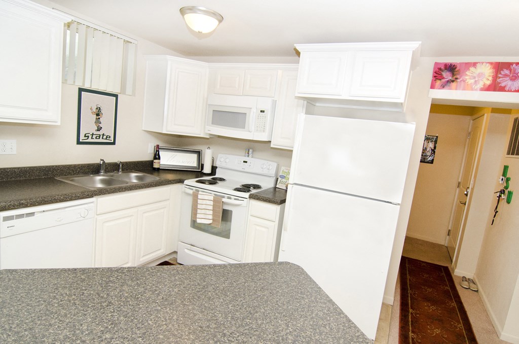 Spacious Living room in East Lansing Apartments near Michigan State University | Old Canton