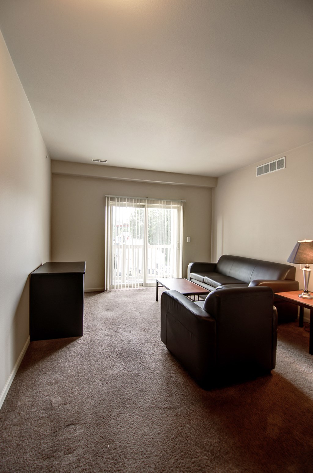 Spacious Living room in East Lansing Apartments near Michigan State University | River Walk