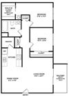 2 bedroom floor plan Stoneridge Apartments in East Lansing Michigan 2 bedroom floor plan Stoneridge Apartments in East Lansing Michigan