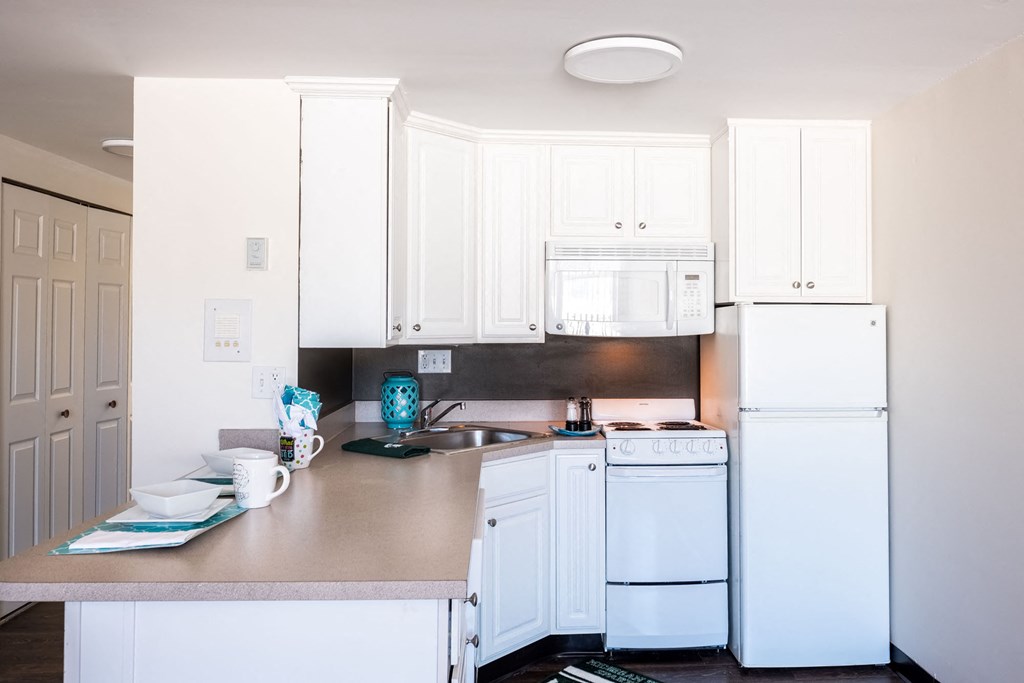 Spacious Kitchen in East Lansing Apartments near Michigan State University | Studio House