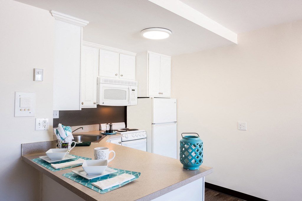 Spacious Kitchen in East Lansing Apartments near Michigan State University | Studio House