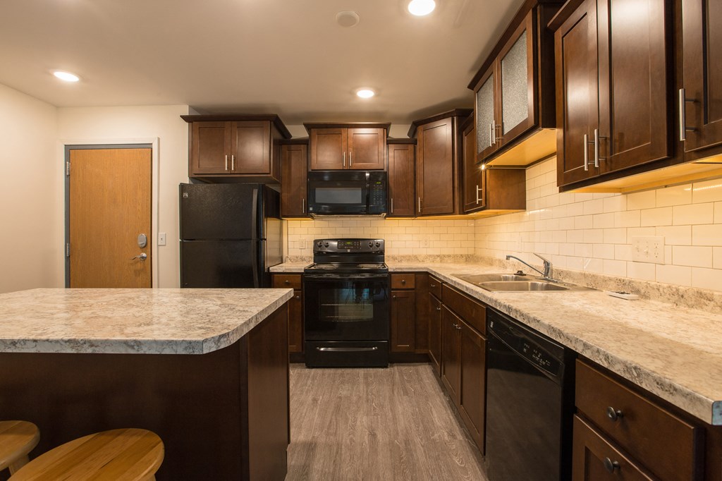Spacious Kitchen in East Lansing Apartments near Michigan State University | University Terrace