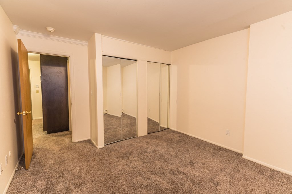 Spacious bedrooms in East Lansing Apartments near Michigan State University | Waters Edge