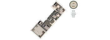 3 Bed 2 Bath Balcony