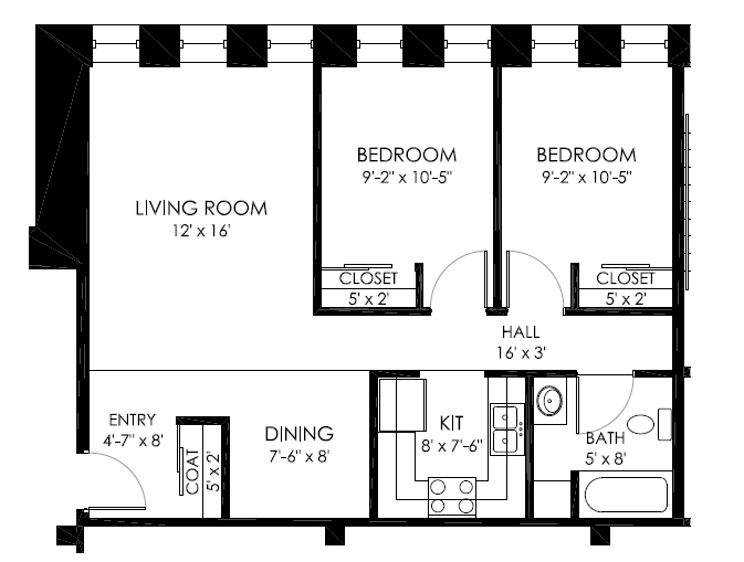 2 Bedroom