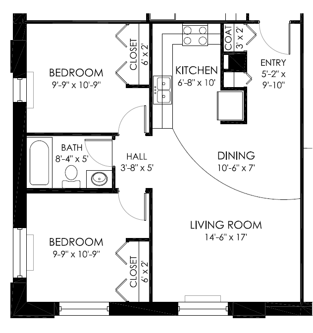 2 Bedroom