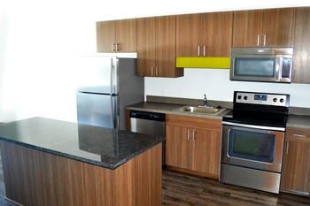 Fully Equipped Kitchen at Arbor Lofts