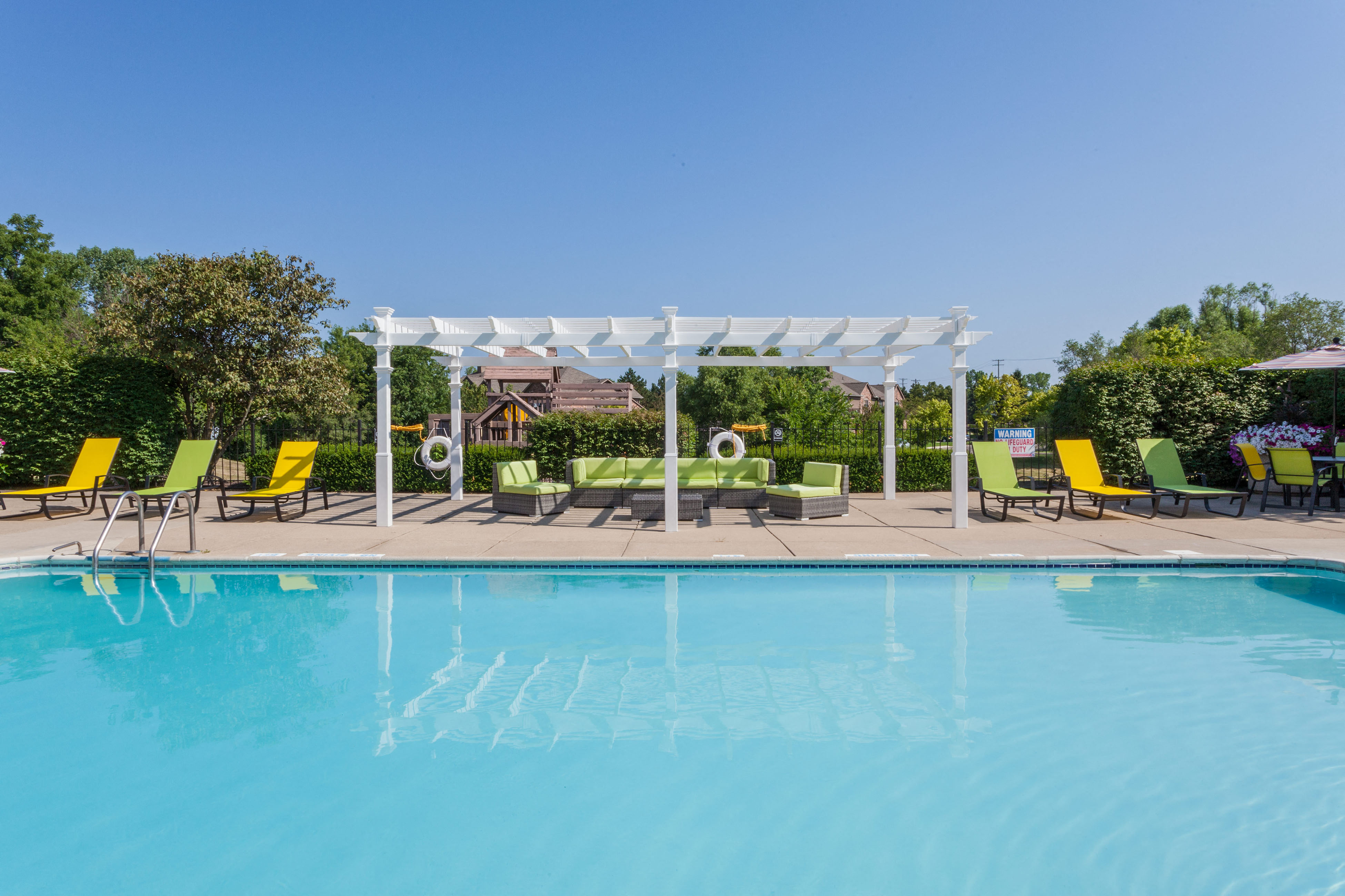 Tranquil Resort Style Pool at Pilgrim Village - Canton, MI, Canton, 48187