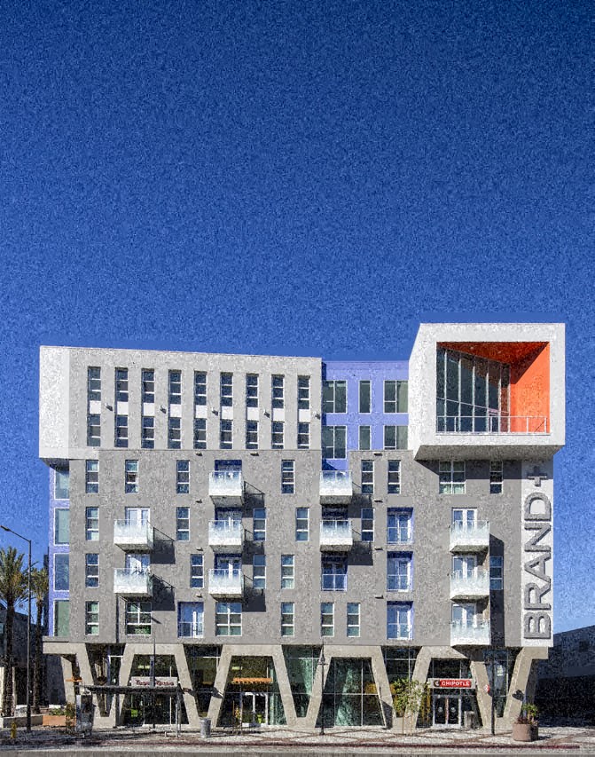 the building in which the apartment is located