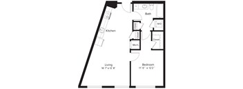 1 Bedroom - 1 Bath | A05