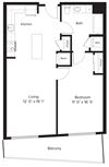 1 Bedroom - 1 Bath | A03A