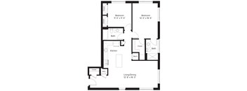 2 Bedroom - 2 Bath | B09