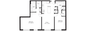 2 Bedroom - 2 Bath | B03